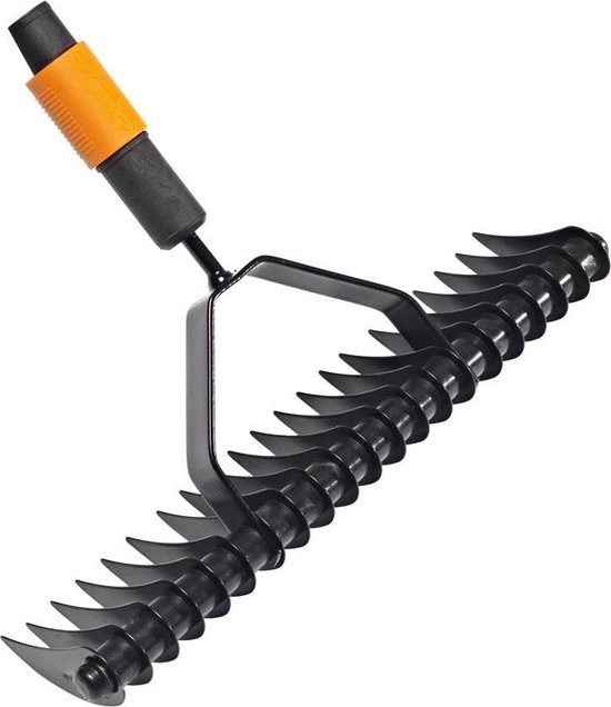 Fiskars Quikfit Verticuteerhark - Tuingereedschap - Hark opzetstuk - 370 mm van Fiskars