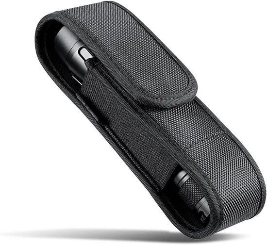 Flashlight holster - tactische flashlight bag - nylon flashlight holder cover - geschikt voor 12-15.5cm flashlights - mes holster. van Merkloos	