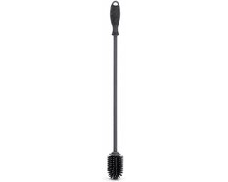 Flesborstel, lang, 39 cm, grijs, zeer duurzame flesborstel