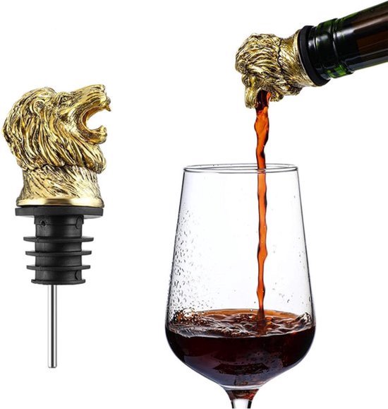 Flessenschenker - Wijnfles Stoppers - Schenktuit voor Flessen - Geschikt voor Meeste Wijnflessen - Whiskyflessen - Bierflessen