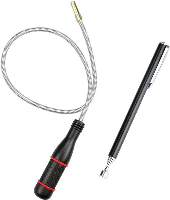 Flexibele Telescopische Magneetstok 60 cm - Krachtige Magneetgrijper voor Sleutels en Kleine Metalen Onderdelen van Merkloos	