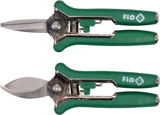 FLO Serie - Tuinschaar Set - 150mm - 2 Stuks - Ergonomische Handgreep van FLO