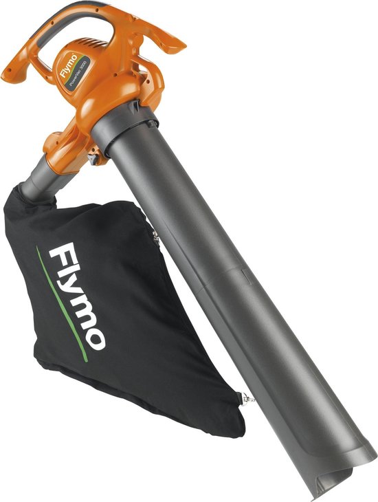 Flymo Powervac 3000 Bladblazer en Zuiger - 310 KM per Uur - 45 Liter Opvangzak - 3000 Watt van Flymo