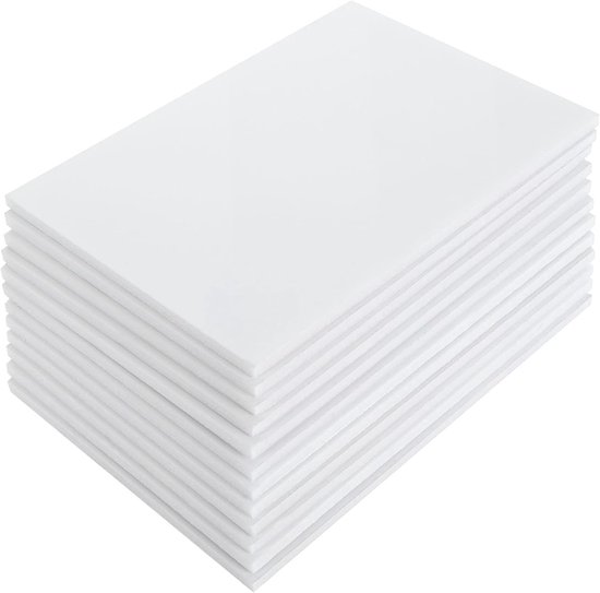 Foam Board Wit A5 14.8 x 21 cm Hard Foam Board 5 mm Lichtgewicht Foam Board voor Modelbouw - Ambachten - Presentaties - Schoolprojecten van Merkloos	