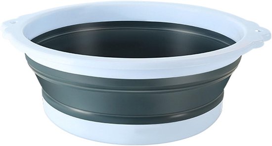 Foldable Wash Basin, Portable Basin Foldable Wash Basin Washbasin Wash Tub with Wide Opening Multifunctional Camping Sink Foldable Storage Container Wash Tub for Home Travel (M 25cm van Merkloos	