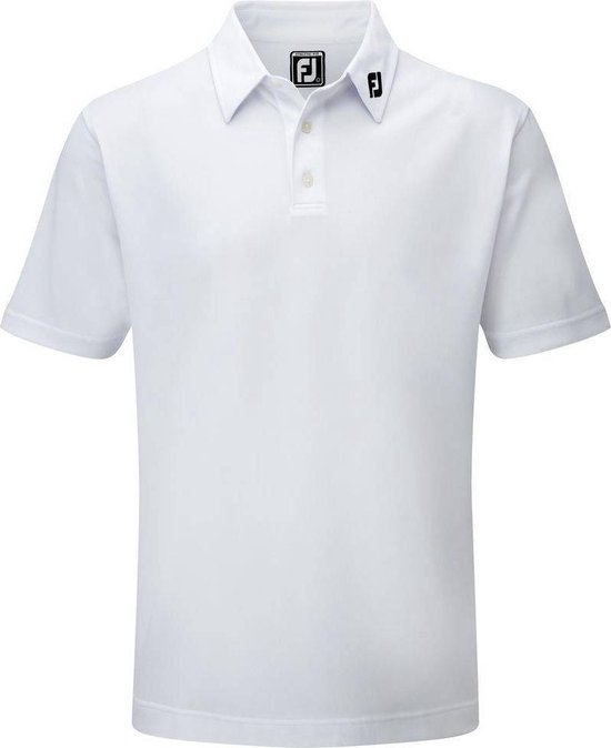 Footjoy Pique Polo shirt - Wit Maat XXL van Footjoy