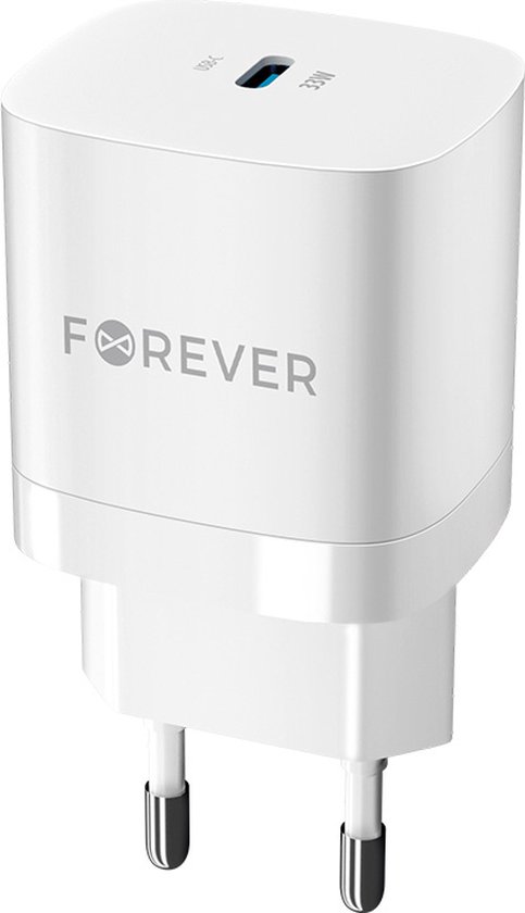 Forever TC-05 - GaN PD QC oplader 1x USB-C 33W wit van Forever