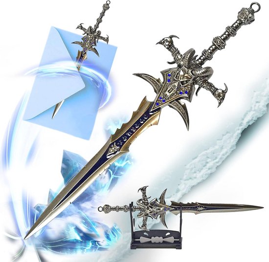 Frostmourne Briefopener in Zwaardvorm - 22,5 cm - Uniek Accessoire voor Thuis en Kantoor van Merkloos	