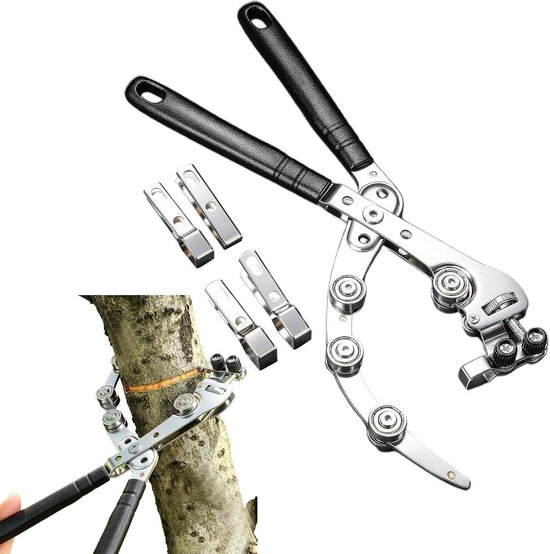 Fruitboom Snoei Gereedschap - Bastschiller Ringsnijder - Precisie Boomonderhoud - Vervangbaar Messysteem - 26 cm Lengte - Metaal