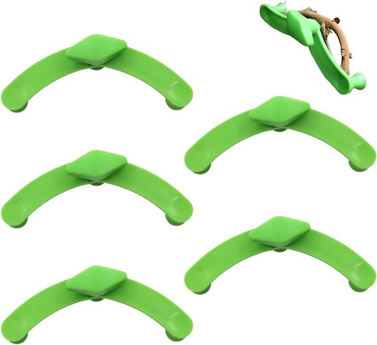 Fruitboom Takspreiders - Buiggereedschap Planten - Takken Vormgeven - 5 Verstelbare Buigmachines - 15 x 10 x 6 cm - Groen