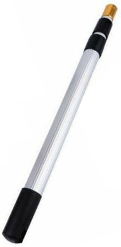 Fruitplukker Verlengstang - Oogststok Telescoop - Hoog Fruit Plukken - Lichtgewicht Aluminium - Verstelbaar - Grijs