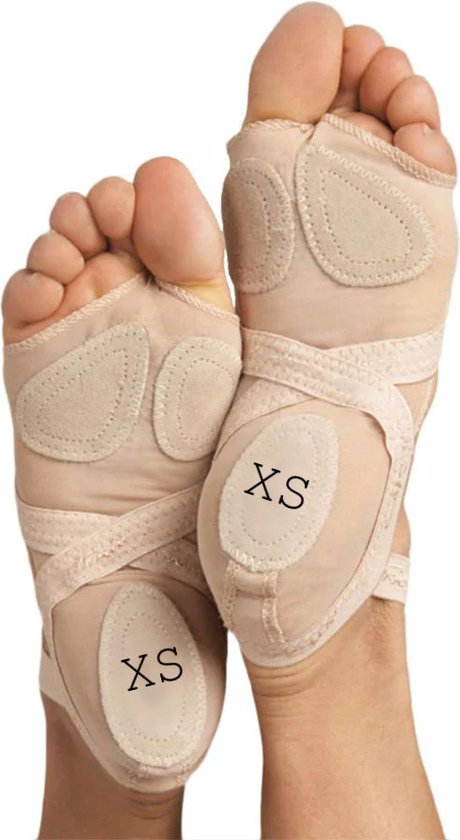 Full body Footundeez | dansvoetjes | voetbeschermer | XS |schoenmaten 29/30/31/32 van Capezio