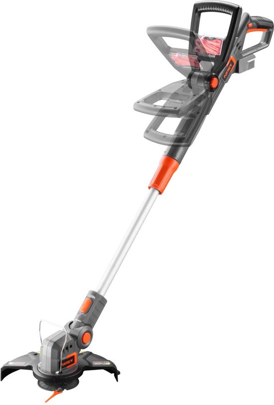 FUXTEC bosmaaier accu 20V - grastrimmer - set met batterij (2A), lader (2,4A) en reservemesjes (20 stuks) van FUXTEC