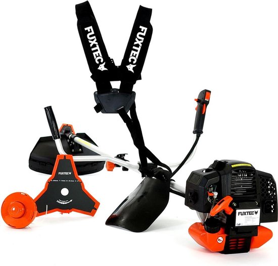 FUXTEC bosmaaier benzine - grastrimmer - 2in1 - 52cc - 2-takt - FX-MS152 van FUXTEC
