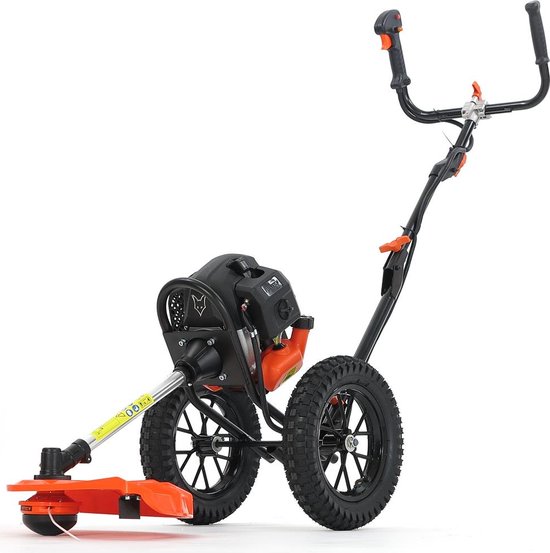FUXTEC Bosmaaier Benzine - Grastrimmer op wielen - 52cc - 2-takt - FX-FSR152 van FUXTEC