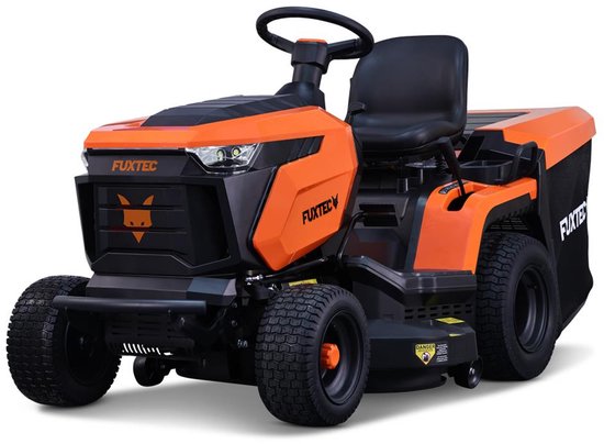 FUXTEC FX-RMT84M zitmaaier met een maaibreedte van 83 cm, 6-traps maaihoogteverstelling, grasvangvoorziening van 280 liter, hydrostatische transmissie. van Merkloos	