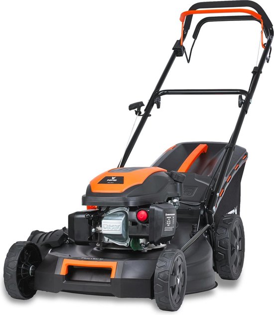 FUXTEC Grasmaaier Benzine - 51cm - 4-takt - 170cc - zelfrijdend / zelftrekkend /achterwielaandrijving - Mulchfunctie - Opvangbak 60L - FX-RM5170 van FUXTEC