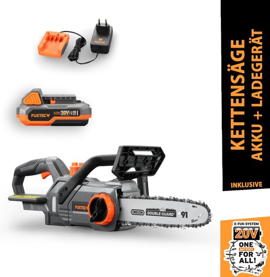 FUXTEC kettingzaag accu 20V - set met batterij (2Ah) en lader (1A) van FUXTEC