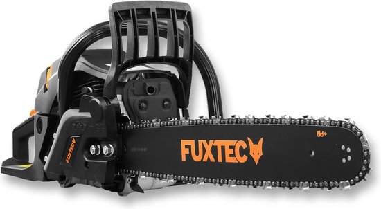 FUXTEC Kettingzaag benzine - 61,5cc 2-takt - 51cm / 20 inch Zwaardlengte - Incl. Zaagblad & Ketting - FX-KS262 - Black Edition van FUXTEC