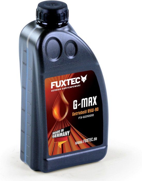 FUXTEC olie voor transmissie - G-MAX - multifunctionele transmissieolie - versnellingsbak olie - tandwielolie - 1 liter - SAE 85W90 - aanbevolen voor FUXTEC-motoren van FUXTEC