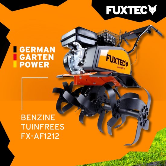 FUXTEC Tuinfrees Benzine - Grondfrees - Bodemfrees - met een breedte van 85 cm - FX-AF1212 van FUXTEC