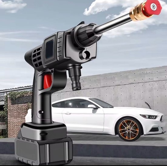 Gabrys de nieuwe Elektrische hogedrukreiniger - Draadloze Hogedrukreinigers - auto wasmachine - waterpistool - Terrasreiniger - Reinigingsmachine - water - Met accessoires - Nieuw - tuin - auto - huis van Gabrys