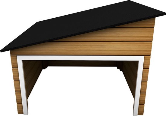 Garage schuin dak met zolder van Tuindeco