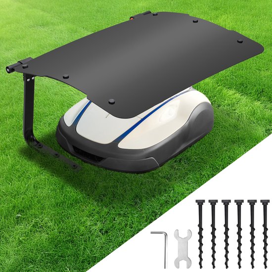 Garage voor robotmaaier Grasmaaier Garage Inklapbare Professionele Carport Robotmaaier Huis Dakbedekking Robotmaaier van Merkloos	