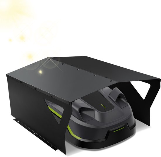 Garage voor robotmaaier Grasmaaier Garage Tuin Garages Dak 78*60*34CM Afdekking Maairobot Dak van Merkloos	