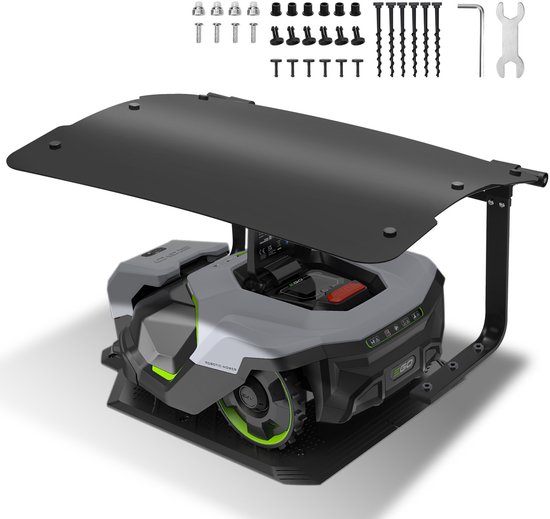 Garage voor robotmaaier Grasmaaier Garage Tuingereedschap Opvouwbaar Accessoires Afdekking Maaiautomaat Dak van VONROC