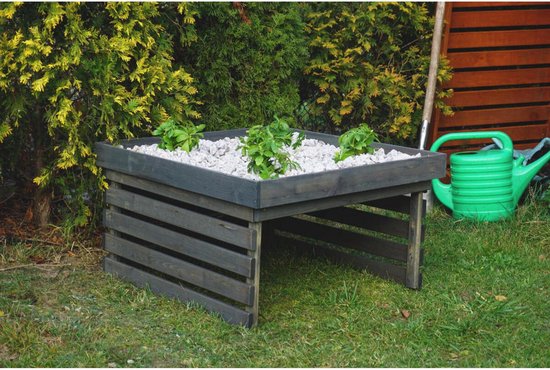 Garage voor Robotmaaier - Grasmaaier Robot Garage - met Plantendak - Overkapping Robotmaaier van Luxari