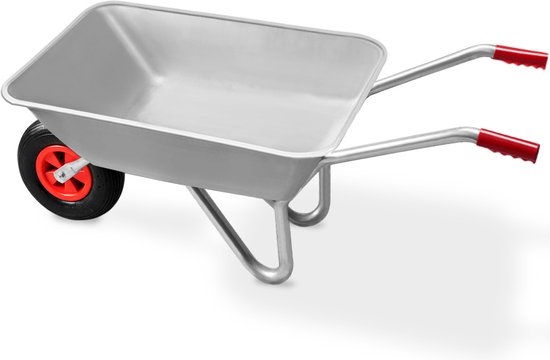 Gardebruk Kruiwagen 80 liter – Belastbaarheid 100 kg - Zilver van Gardebruk
