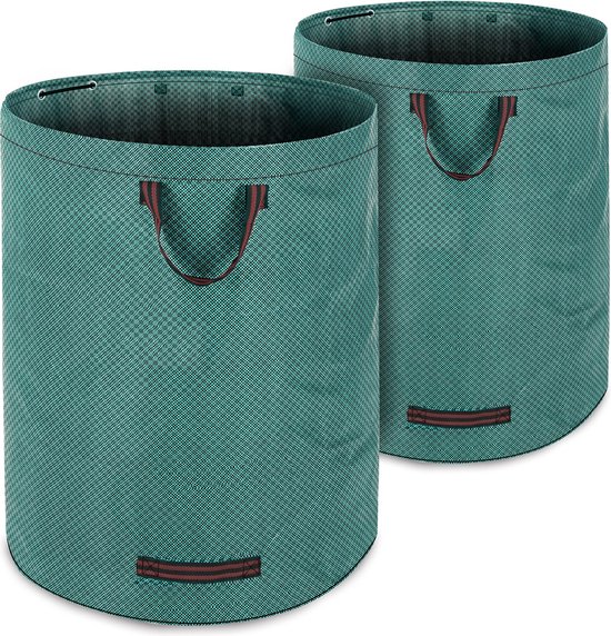 Gardebruk Tuinafvalzak - 2 Stuks 280L – 77x67cm/Opvouwbaar - Groen van Gardebruk