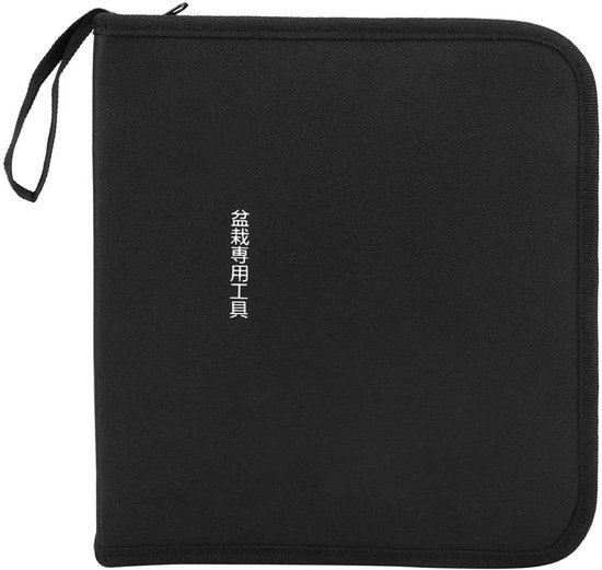 Garden Bonsai Tool Bag - Draagbare Organizer voor Binnen Minigereedschap - Zwart van Merkloos	