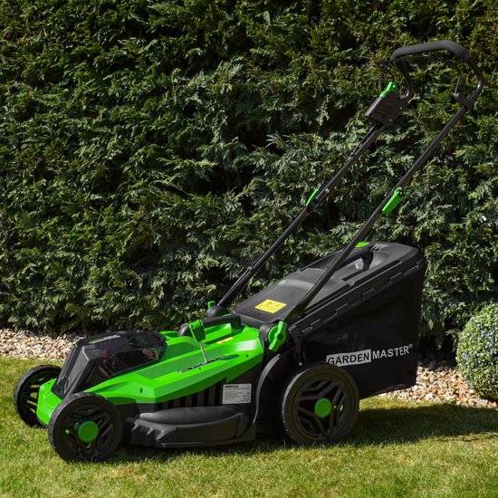 Garden Master® 40V Draadloze Grasmaaier - Dubbele 4Ah Accu en Lader inbegrepen - 43cm Maaibreedte - 50L Grasopvang - Verstelbare maaihoogte - Compact en lichtgewicht