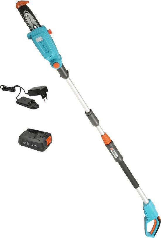 GARDENA Accu telescopische snoeizaag - TCS 20/18 P4A set - 20cm - 50 cm ⌀ van GARDENA