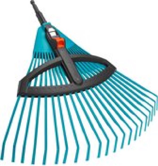 GARDENA Combisysteem Bladhark Hark - Werkbreedte verstelbaar van 35 tot 52cm - excl. steel van GARDENA