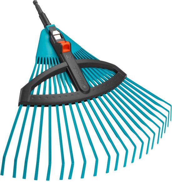GARDENA Combisystem Bladhark Hark - Zonder steel - Werkbreedte verstelbaar van 35 tot 52 cm van GARDENA