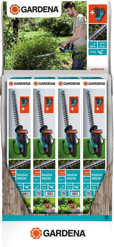 GARDENA EasyCut 450/50 Heggenschaar Elektrisch 450 W 500 mm van Merkloos	