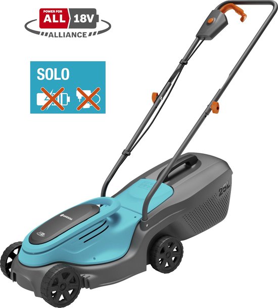 GARDENA PowerMax 30/18V P4A solo Grasmaaier Accu Zonder accu, Zonder lader 18 V Snijbreedte max. 300 mm van GARDENA