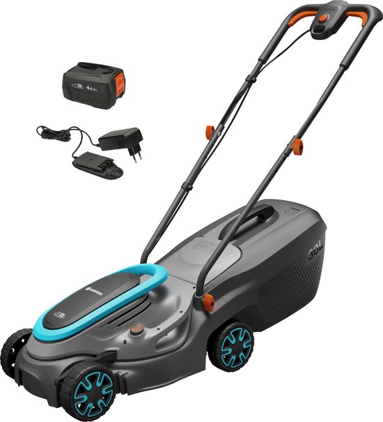 GARDENA PowerMax 32/18V P4A Read Grasmaaier Accu Incl. oplader 18 V Snijbreedte max. 320 mm van GARDENA