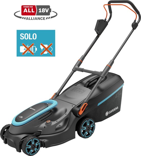 GARDENA PowerMax 37/36V P4A solo Grasmaaier Accu Zonder accu, Zonder lader, In hoogte verstelbare greep 18 V Snijbreedt van GARDENA