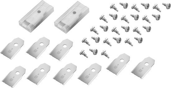 GARDENA Reservemessen robotmaaiers (27 stuks, grootverpakking) - voor SILENO minimo, (smart) SILENO city, (smart) SILENO life, Sileno+, R40Li, R45Li, R70Li van Merkloos	