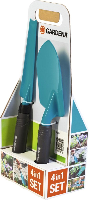 GARDENA Startkit handgereedschap vierdelig - -schep, onkruidsteker , snoeischaar en handschoenen van GARDENA