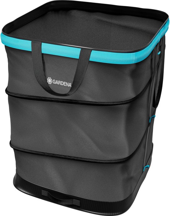 GARDENA Tuinafvalzak 220 l - Zwart/turquoise - 1 stuk(s) - 11716-20 van GARDENA