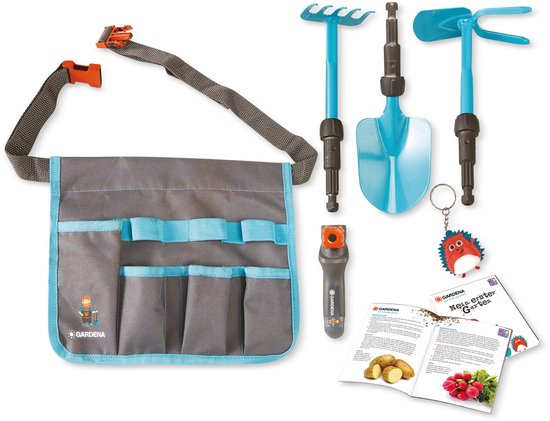 Gardena Tuingereedschapset voor Kinderen met Tas - Kindertuingereedschap Set met Schep Hark en Schoffel - Tuinspeelgoed en Buitenspeelgoed voor Tuin Speelgoed voor Kinderen van Merkloos	