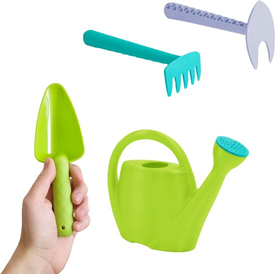 Gardenico Tuinset voor kinderen met tuingereedschap - 4-delig van Garden