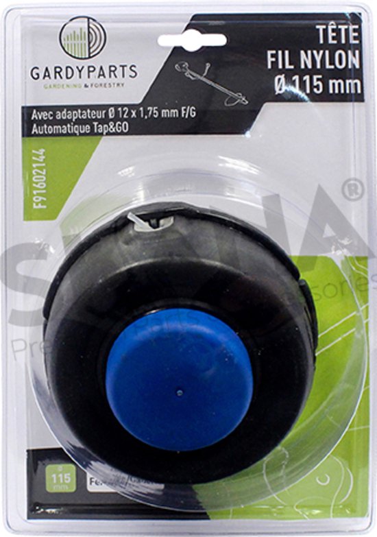 Gardy Parts Maaikop Blister maaikop dubbel uitgaande maaidraad voor HUSQVARNA modellen T-35. Diameter 115 mm van Gardy