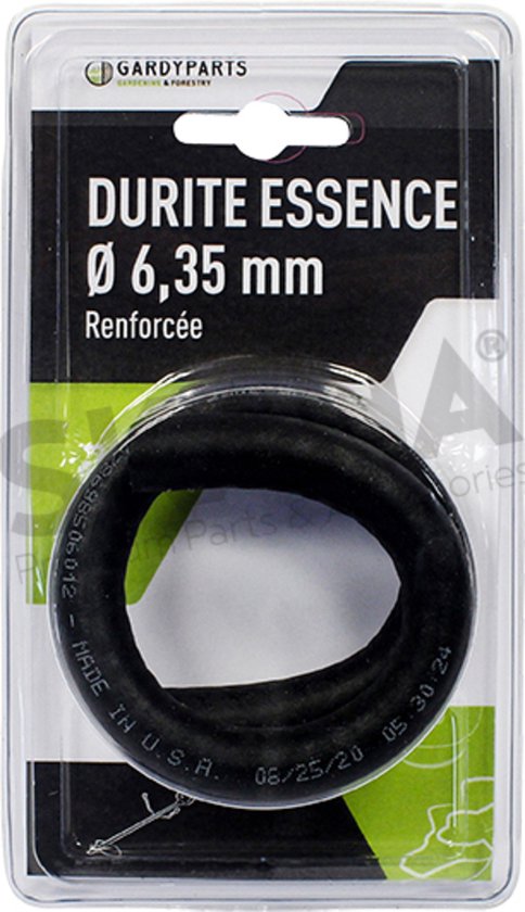 GardyParts - Brandstofslang versterkt, L: 30cm, Ø: ext: 12,7mm, Ø int: 6,35mm. (in blister). van GardyParts