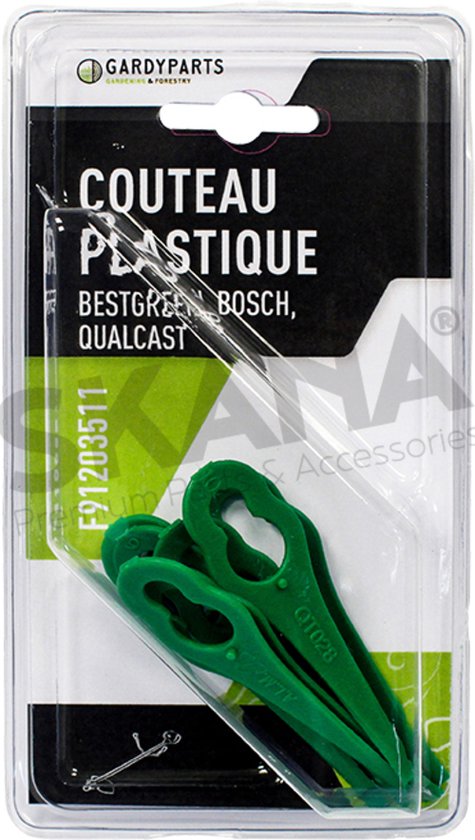GardyParts Kunststof mes voor grastrimmer BOSCH modellen van Gardy